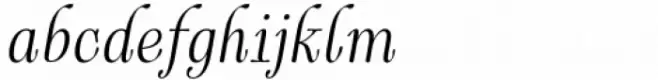 Cartes Condensed Light Italic