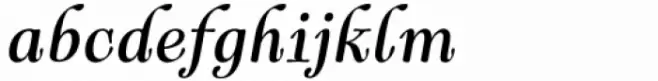 Cartes Extended Demi Italic