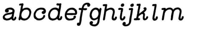 Catalina Typewriter Bold Italic