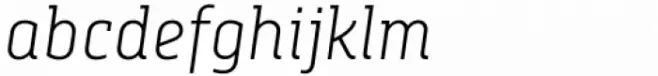 Centima Pro  Serif Light Italic