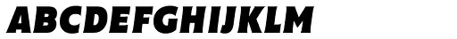 Cenzo Flare Condensed Black Italic