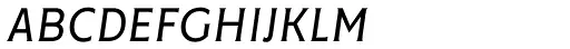 Cenzo Flare Condensed Light Italic