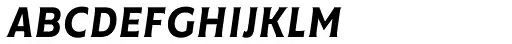 Cenzo Flare Condensed Medium Italic