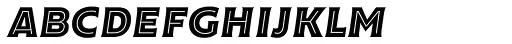 Cenzo Flare InLine Black Italic