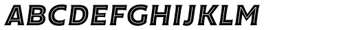 Cenzo Flare InLine Bold Italic
