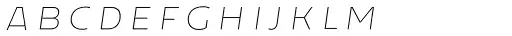 Cenzo Flare Line Black Italic