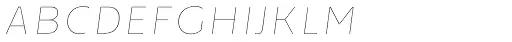 Cenzo Flare Line Light Italic