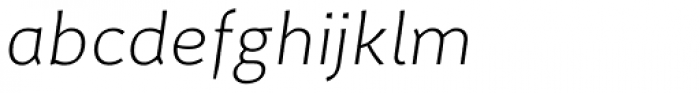 Certa Sans Extra Light Italic