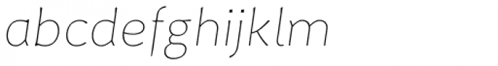 Certa Sans Thin Italic