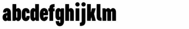 Cervino Black Condensed