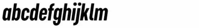 Cervino Bold Condensed Italic