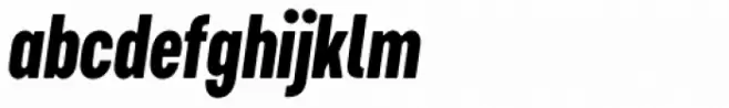 Cervino Extra Bold Condensed Italic