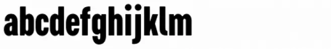 Cervino Extra Bold Condensed