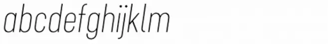 Cervino Extra Light Neue Italic