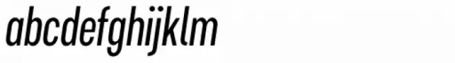 Cervino Medium Condensed Italic