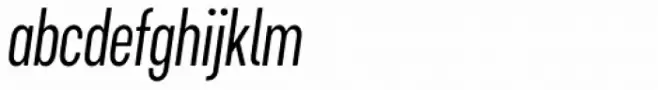 Cervino Regular Condensed Italic