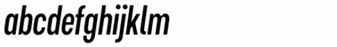 Cervino Semi Bold Condensed Italic