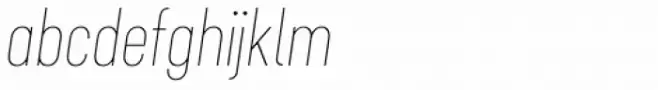 Cervino Thin Neue Italic