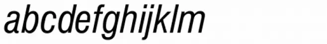 CG Triumvirate Condensed Italic