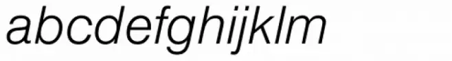 CG Triumvirate Light Italic