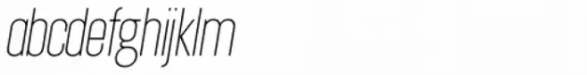 Chairdrobe Rounded Thin Italic