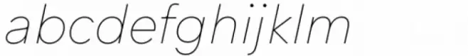 Chesna Grotesk Thin Italic