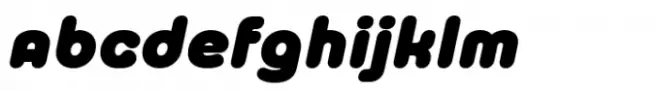 Chewatext Rounded Black Italic
