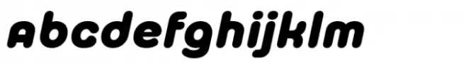 Chewatext Rounded Extra Bold Italic