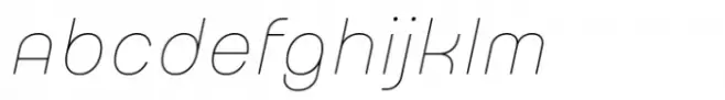 Chewatext Thin Italic