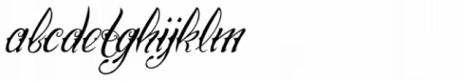 Chika Tattoo Thin Slant