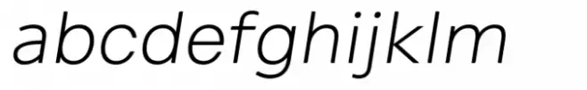 Chilloxine Extra Light Italic