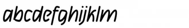 Chocolate Plain Italic