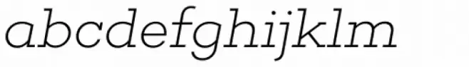 Choplin Extra Light Italic
