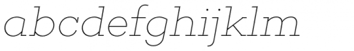 Choplin Thin Italic