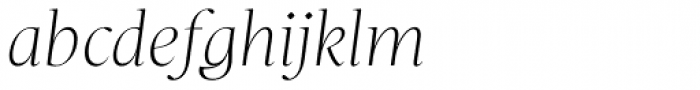 Christel Poster Thin Italic