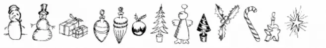 Christmas Fleurons