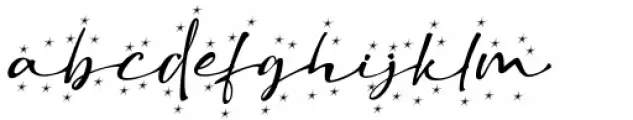 Christmas Snowflake Italic