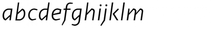 Cira Sans Light Italic