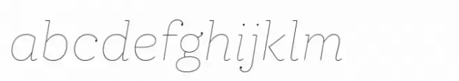 Circe Slab A Hairline Italic