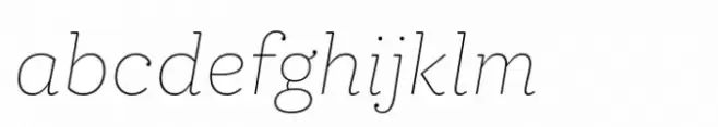 Circe Slab A Thin Italic