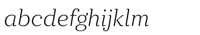 Circe Slab C Extra Light Italic