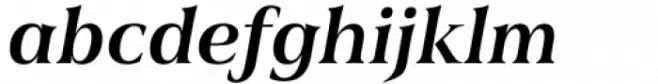 Civane Serif Extended Demi Italic