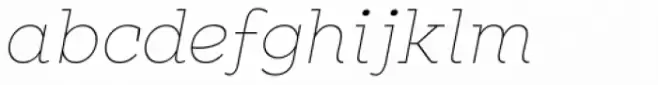 Clab Hairline Italic