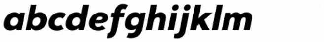 Clarika Pro Grotesque Heavy Italic