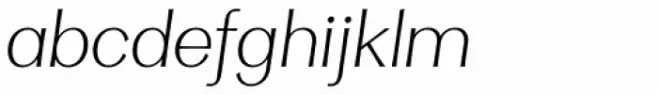 Clasica Sans Light Italic