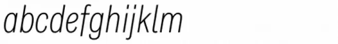 Classic Grotesque Pro Cn Light Italic