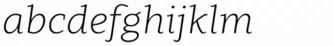 Clavo ExtraLight Italic