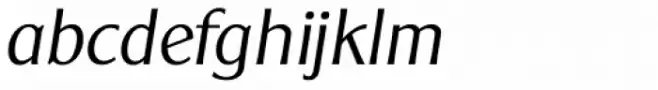 Clear Gothic Serial Light Italic