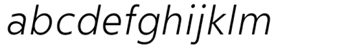 Clear Sans Screen Light Italic
