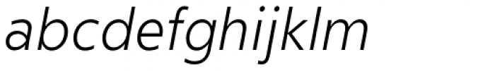 Clear Sans Text Light Italic